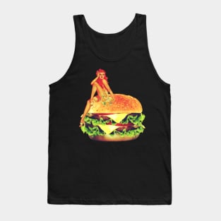 Pin Up Burger Meal Tank Top